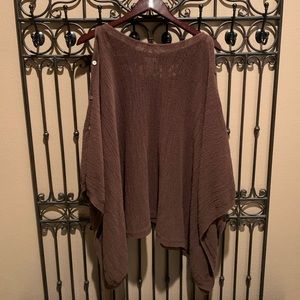 J Jill Sweater Button Poncho
